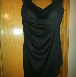 Black cocktail dress